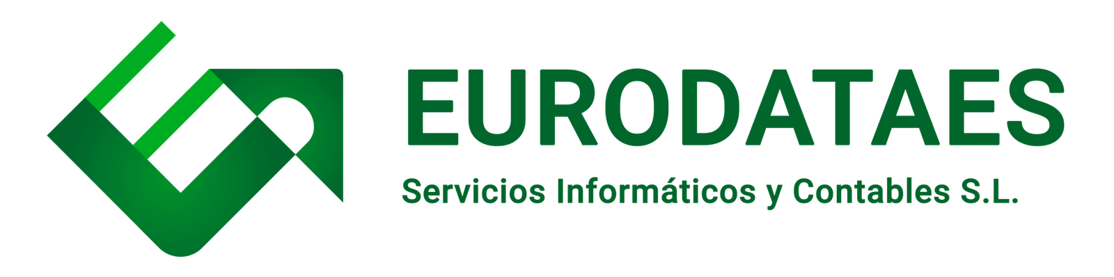 EuroDataes logo: “EURODATA” wordmark with the strapline “Servicios Informáticos y Contables”.